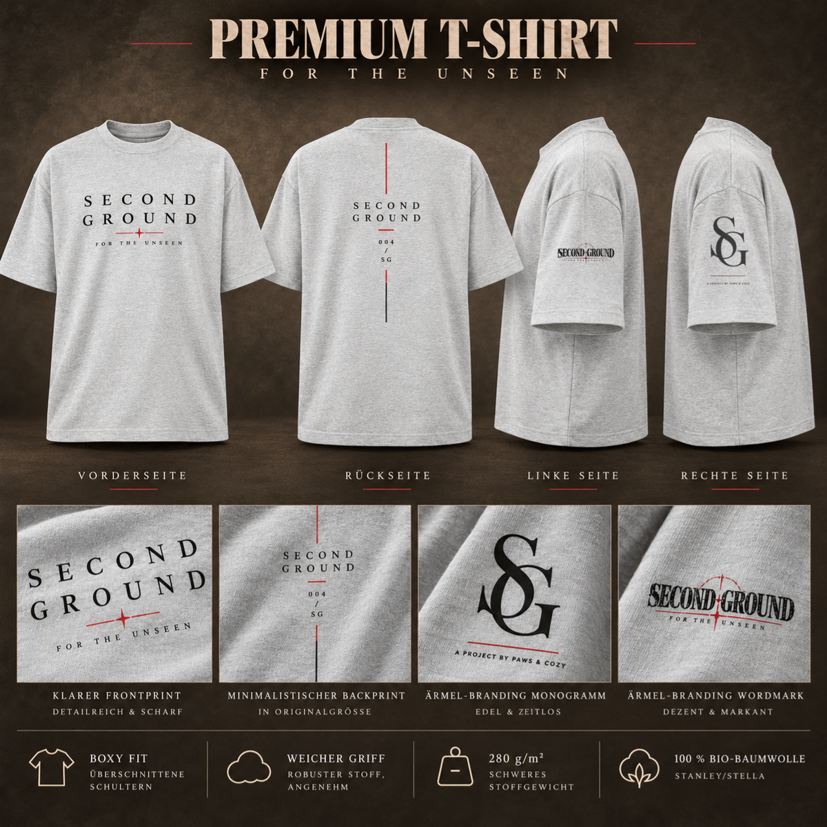 Second Ground – 004 Heavyweight Tee
