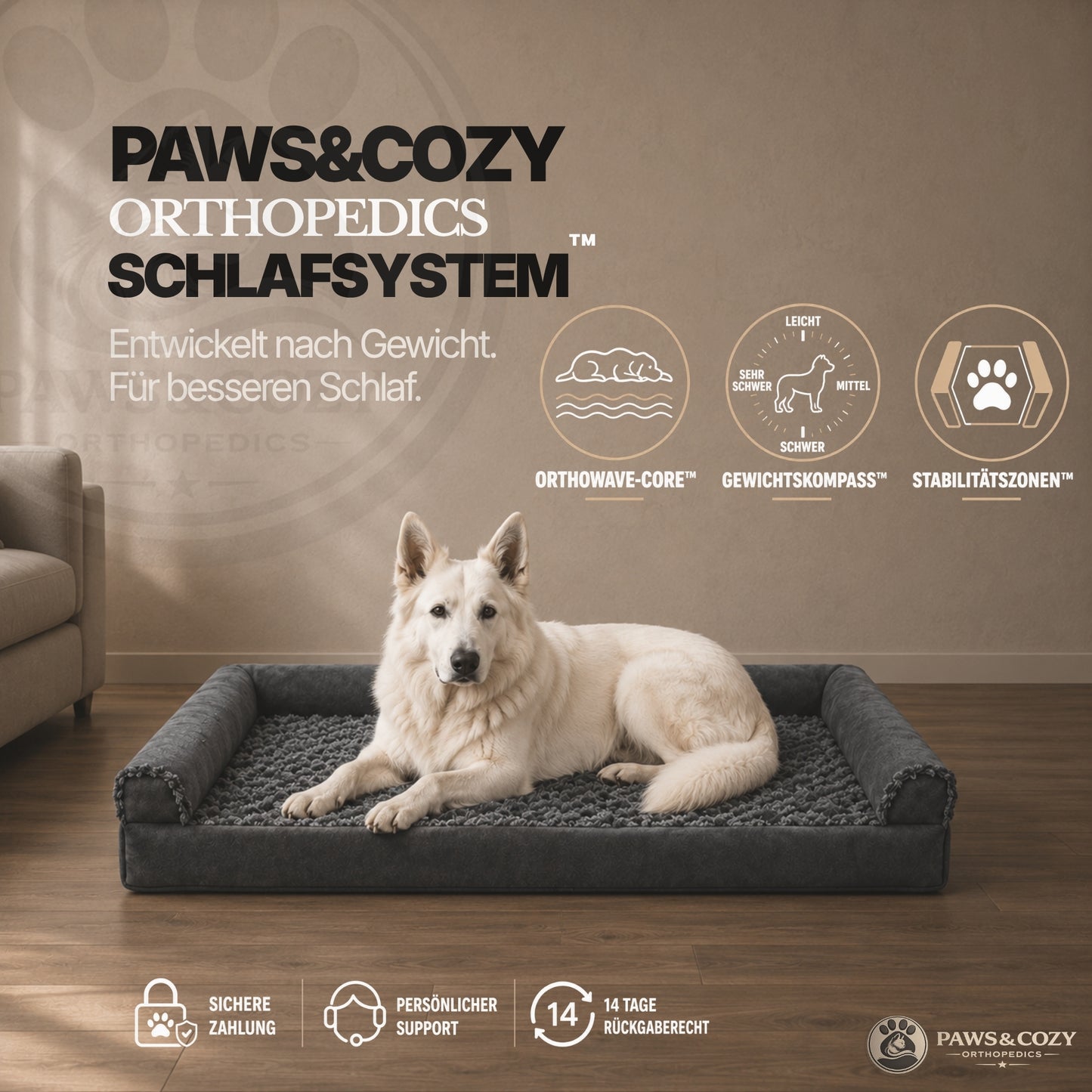 OrthoWave Komfortbett🐾