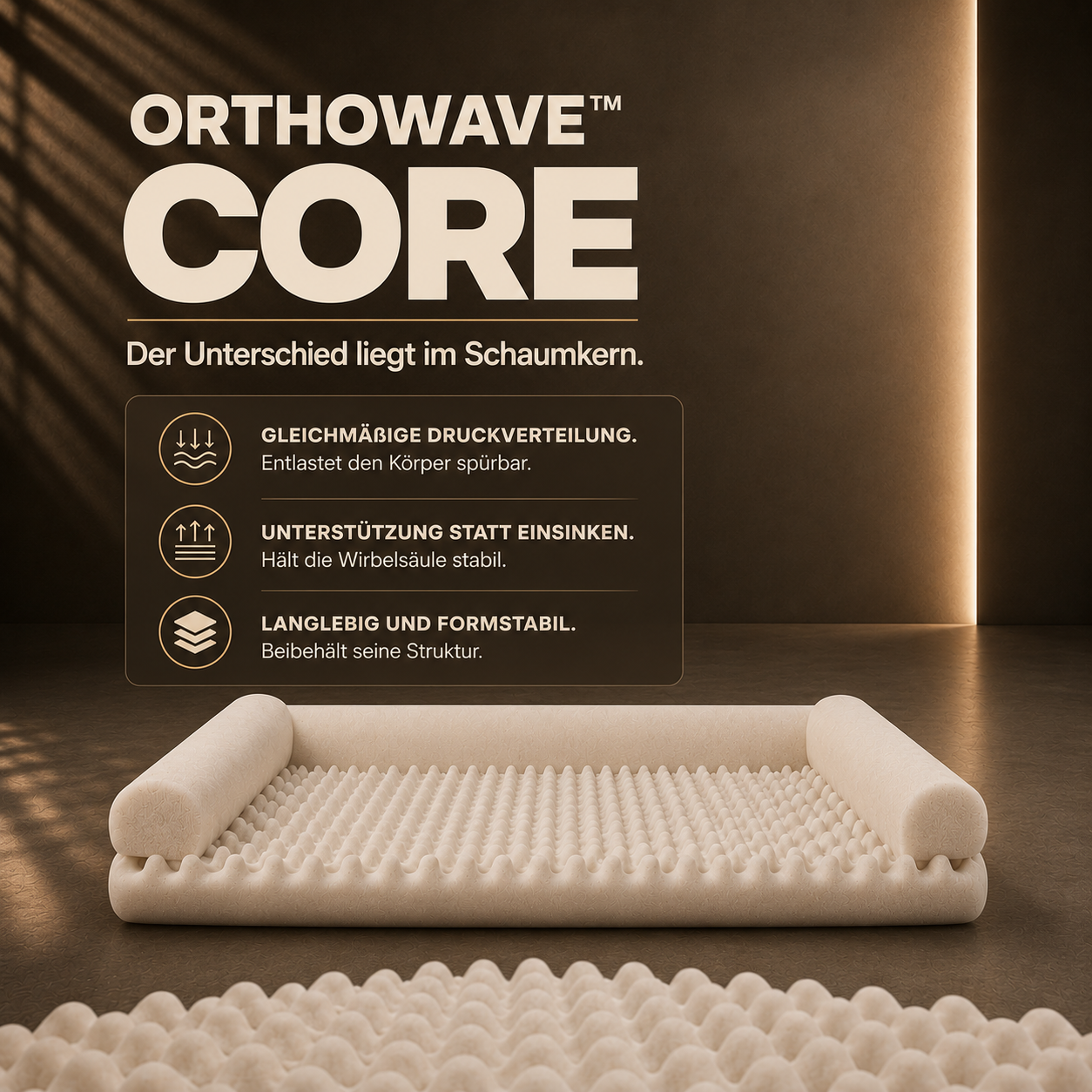 OrthoWave Komfortbett🐾